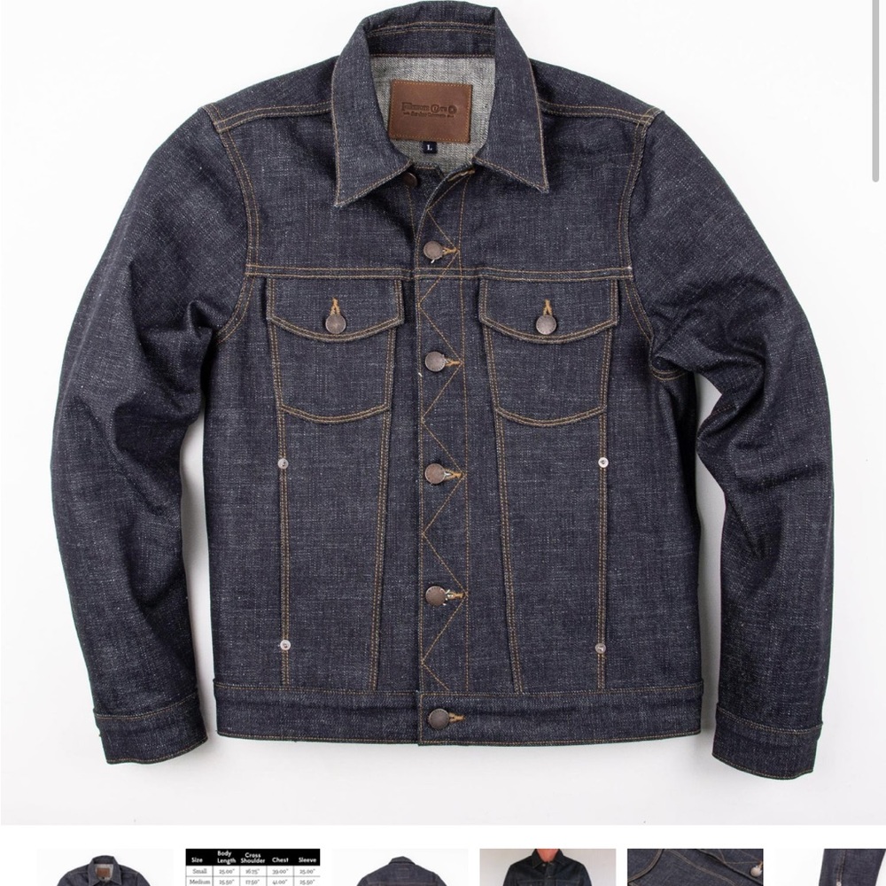 Freenote Cloth Slub Denim Jacket Size L MSRP $375